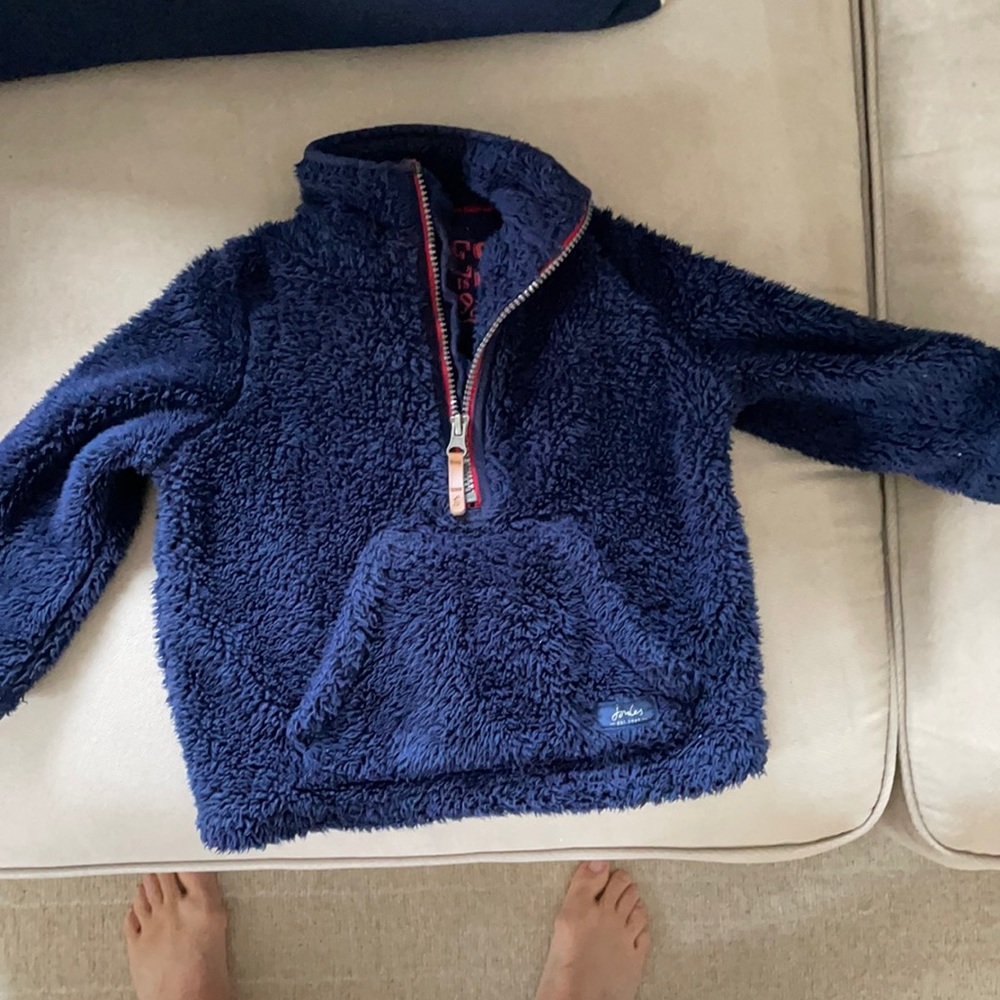 Joules kids pullover fleece jacket